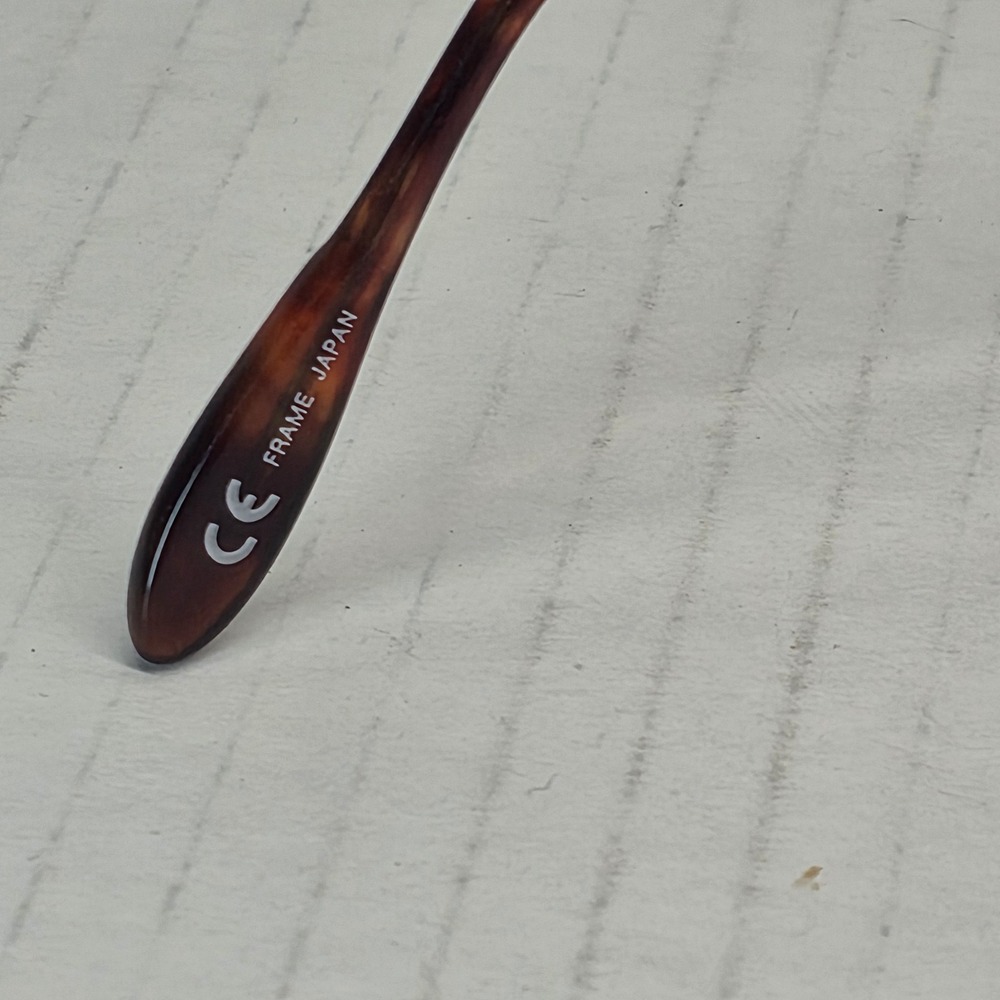 VTG Serengeti 6684 Eyeglass Frames Brown Metal Tortoise‎ Arms Japan*FRAMES ONLY* - Picture 9 of 10